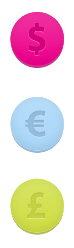 dollar euro pound